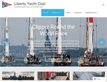 Tablet Screenshot of libertyyachtclub.org